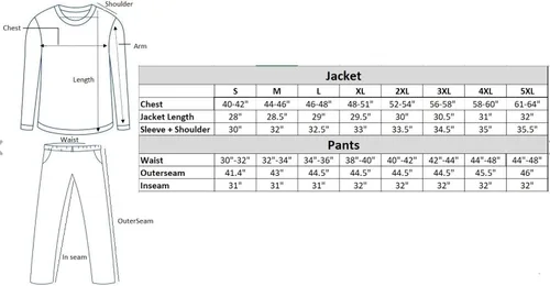 Vista 4 de Chándal de 2 piezas para hombre tradicional Coral Blocks Active Track Jacket and Track Pants Outfit..