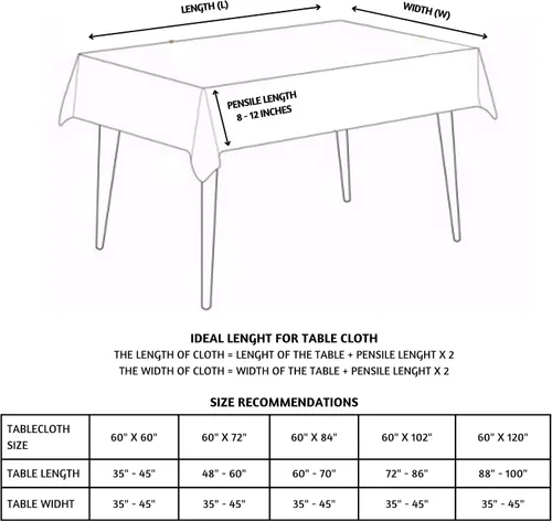 Vista 7 de Folkulture Mantel rectangular de 60 x 120 pulgadas, 100% algodón para decoración del hogar, mantel azul de granja o mantel moderno para decoración