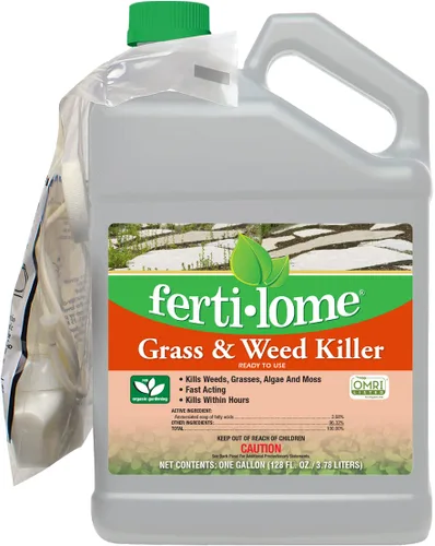 Vista 3 de Fertilome (16106) Asesino de hierba y malezas no selectivo, listo para usar, listado OMRI (32 onzas)