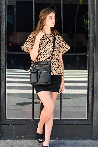 Vista 6 de Bolso tipo bandolera para mujer SG SUGU Katie, liviano, con varios bolsillos