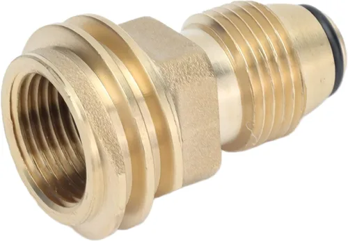 Vista 8 de lyrlody Adaptador de accesorios de latón, convierte la válvula POL a manguera QCC1 tipo 1 con conexión hermética para válvula de cilindro