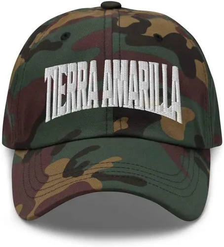 Vista 10 de Tierra Amarilla Gorra de béisbol Tierra Amarilla Sombrero de papá Nuevo México NM Sombrero Bordado Recuerdo