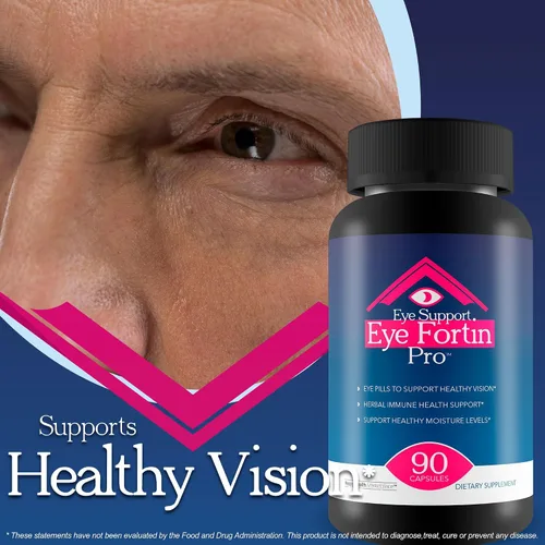 Vista 6 de Eye Support Eye Fortin Pro - Nuestras mejores píldoras para la visión - Suplementos para el cuidado de los ojos Suplemento de visión saludable