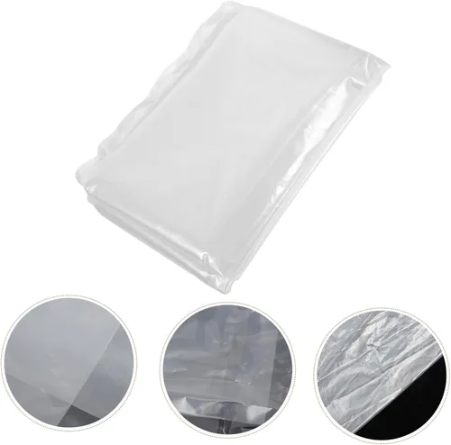 Vista 9 de Funda de sofá transparente más gruesa, protector de muebles para sofá de dos plazas pequeños, funda transparente para mascotas antiarañazos, polvo