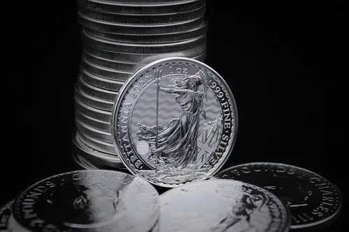 Vista 5 de 1997 - Presente (Año al azar) Lote de (5) Monedas Britannia de Plata de 1 oz Brillante Sin Circular con Certificado de Autenticidad £2 GBP Vendedor