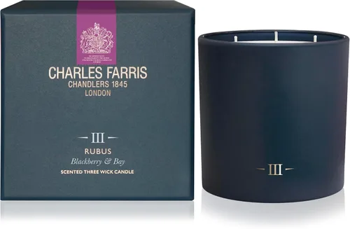 Vista 13 de Charles Farris British Expedition - Vela perfumada de 3 mechas de clavo, tabaco y té de menta