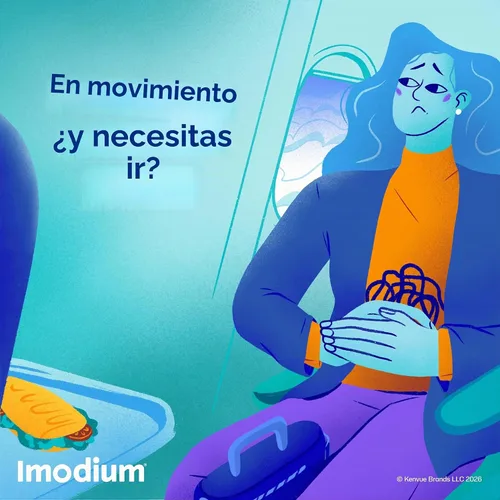 Vista 5 de Cápsulas de alivio de diarrea Imodium A-D con clorhidrato de loperamida, medicina antidiarreica para ayudar a controlar los síntomas de diarrea