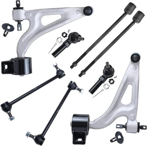 Vista 127 de Detroit Axle - Kit de brazos de control de extremo de 8 piezas para Toyota 2001-2003 Highlander 2002-2003 Camry Lexus ES300, 2 conjuntos de brazos