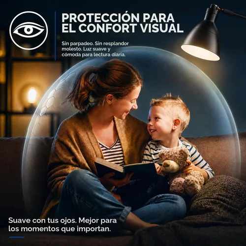 Vista 7 de MASTERY MART - Bombillas LED GU10, equivalentes a 50 W, 5,5 W regulables, cubierta de cristal completa, reflector de luz blanca suave de 2700 K