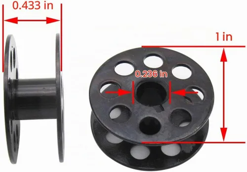 Vista 4 de ckpsms Marca - #BC-DBM(2)-NBL1+18034B 10PCS Compatible con CONSEW 206RB, 1PCS M Bobbin Case #18045 y 10PCS Bobbins #18034B