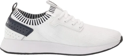 Vista 6 de Nautica Zapatillas deportivas para hombre, cómodas, informales, con cordones, a la moda, para caminar, pantalones deportivos ligeros