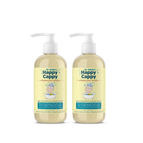 Vista 9 de Happy Cappy Champú para bebés y gel de baño - Champú y gel de baño para piel propensa al eczema, para bebés, niños pequeños y niños, reduce
