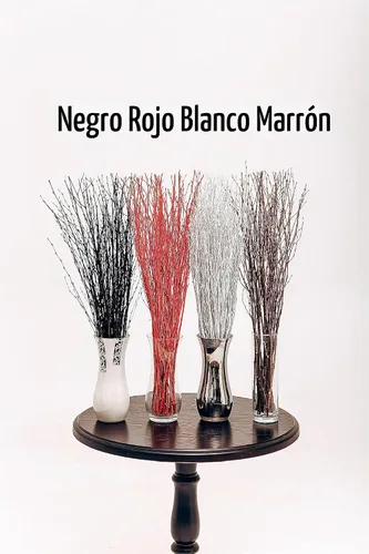 Vista 6 de ECOVENIK 25 piezas – Ramas – 28.7 in, ramitas de abedul natural, paquete de 20-25 tallos, largo para jarrones de suelo, (color marrón natural)