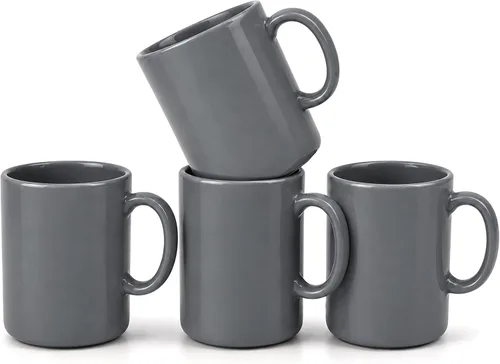 Vista 2 de Omniware 1010165 Tazas clásicas, juego de 4, 11 onzas, berenjena
