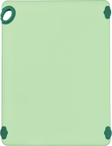 Vista 13 de Winco Tabla de cortar antideslizante con gancho, 12" x 18" x 1/2", Azul