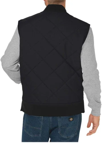 Vista 3 de dickies Chaleco de nailon acolchado estilo diamante, para hombre