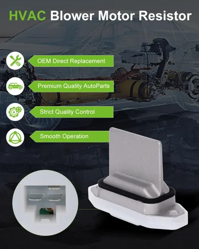 Vista 2 de SCITOO Regulador de resistencia del motor del ventilador del sistema de aire acondicionado y calefacción HVAC para Infiniti I30 2000-01, Infiniti