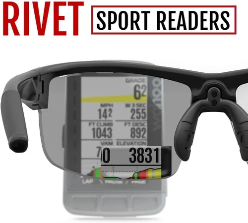 Vista 2 de Gafas de sol deportivas Rivet, ideales para ciclismo, golf, pickleball, correr y tenis
