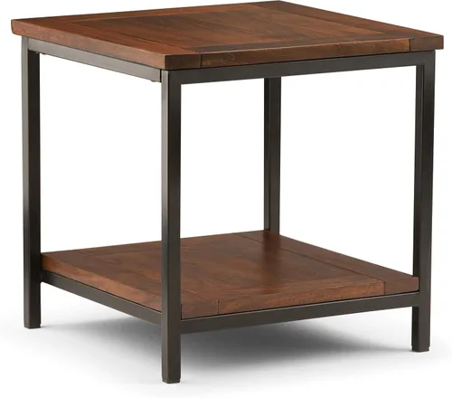 Vista 17 de SIMPLIHOME Simons - Carrito de barra de madera maciza de mango de 24 pulgadas de ancho, color natural, para sala de estar, comedor y cocina
