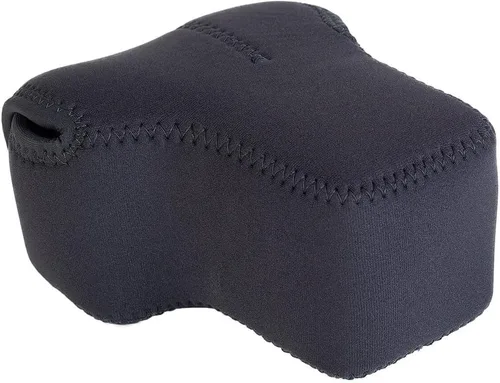 Vista 25 de OP/TECH USA Soft Pouch – Estuche compacto para cámara digital, bolsa ligera para accesorios, elegante funda de neopreno para DSLR, perfecta