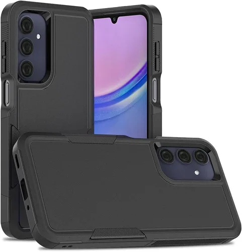 Vista 9 de Funda WOGROO para Samsung Galaxy Z Fold 4 - Funda protectora para teléfono a prueba de golpes, duradera, negra