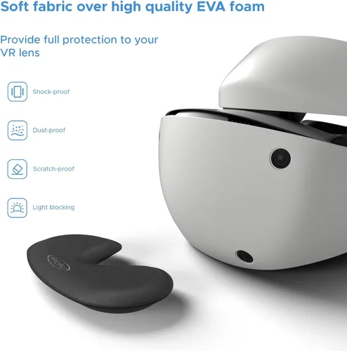 Vista 2 de Digicharge Funda protectora de lente para PS VR2, PS VR 2, protector PSVR2 a prueba de polvo y antiarañazos, espuma de 0.55 pulgadas de grosor