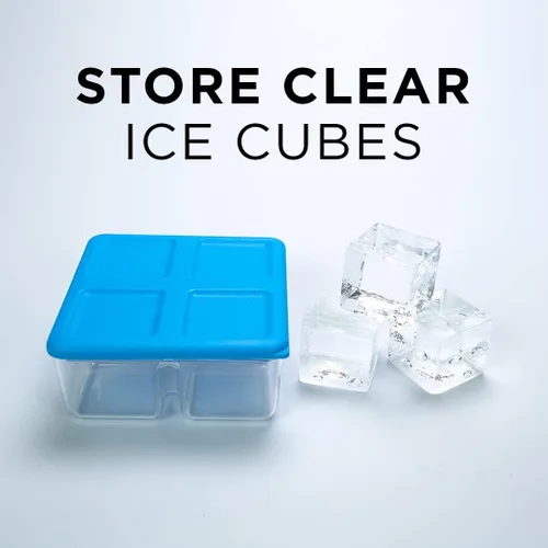 Vista 7 de True Cubes Máquina de cubitos de hielo transparente y bandeja de almacenamiento de hielo