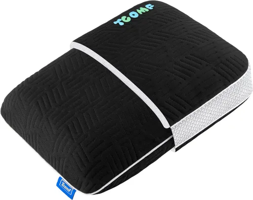 Vista 4 de Almohada de camping para niños, almohada de espuma de memoria de viaje, almohada pequeña, lavable a máquina