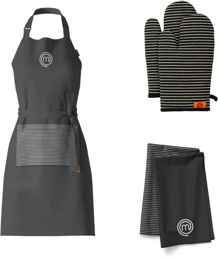 Vista 9 de MasterChef Chef Apron for Men & Women, Cooking Apron for the Kitchen & BBQ Grilling