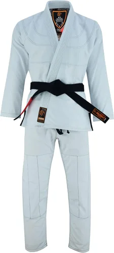Vista 2 de Jaguar Pro Gear Wolf Returns Interior Sublimado Pro Brazilian Jiu Jitsu BJJ Kimono Gi Uniforme Unisex Cinturón blanco incluido