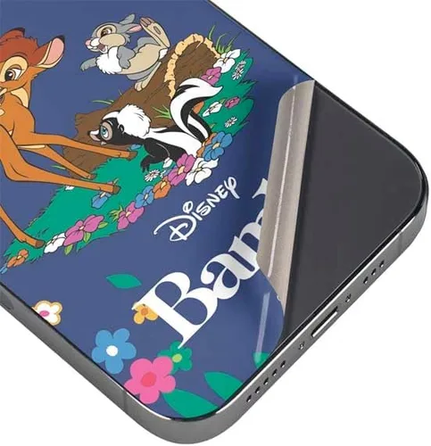 Vista 3 de Skinit Calcomanía para teléfono compatible con iPhone 15 Pro Max, diseño oficial de Disney Bambi y sus amigos