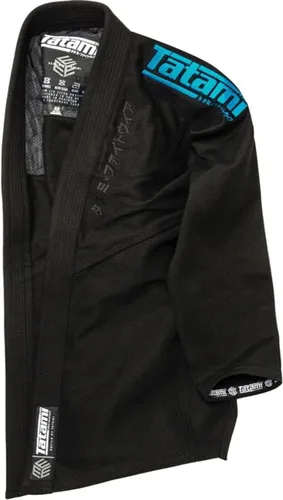 Vista 5 de Tatami Fightwear Estilo Black Label Jiu Jitsu Gi para hombre con chaqueta de tejido perla premium de 550 GSM, pantalones BJJ y bolsa