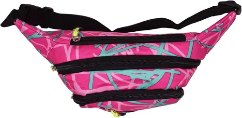 Vista 2 de Riñonera de viaje con múltiples funciones, bolsa de pecho con correa ajustable para cinturón para hombres y mujeres, apta para eventos al aire