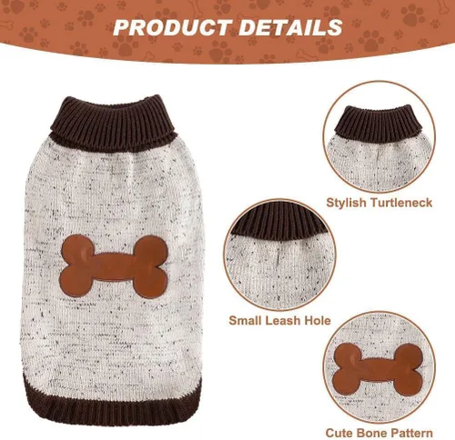 Vista 5 de BINGPET Jersey de cuello alto para perros