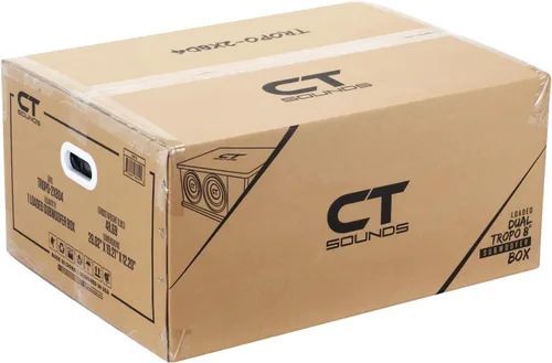 Vista 6 de CT Sounds Caja de subwoofer de coche con puerto dual de 8 "1600W de la serie Tropo - TROPO-2X8D4