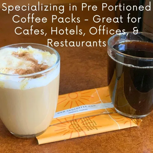 Vista 8 de Sarasota - Paquetes de café molido Paquetes de café a granel de tostado medio con sabor gourmet Especias de calabaza Bolsas individuales