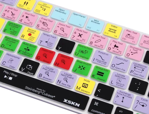 Vista 7 de Steinberg Cubase Shortcut - Funda de silicona para teclado mágico de Apple A1644 MLA22LL/A, MLA22B/A (lanzado desde 2015)