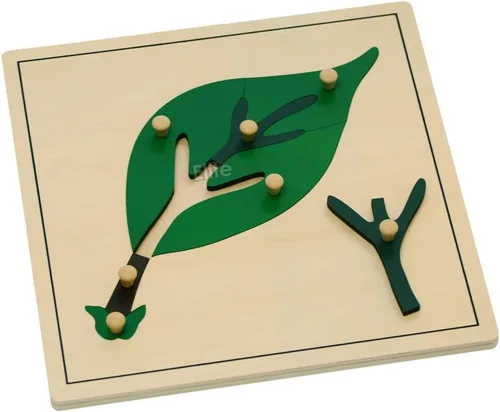 Vista 2 de Elite Montessori Rompecabezas de hojas de juguete para el desarrollo infantil preescolar temprano material de aprendizaje