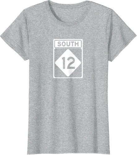 Vista 25 de Highway 12 South NC Outer Banks North Carolina Hwy - Camiseta, Negro, S