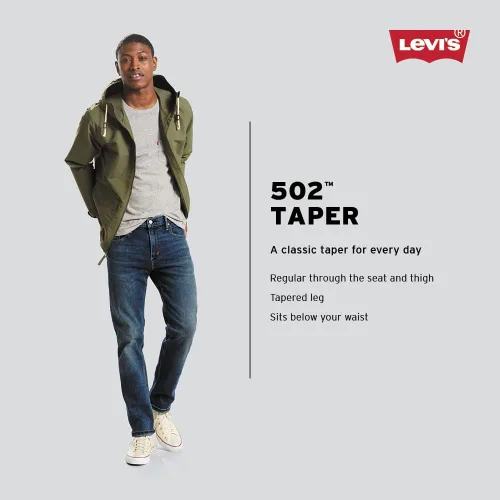 Vista 5 de Levi's 502 - Jeans de corte cónico para hombre (también disponibles en tallas para personas grandes y altas)