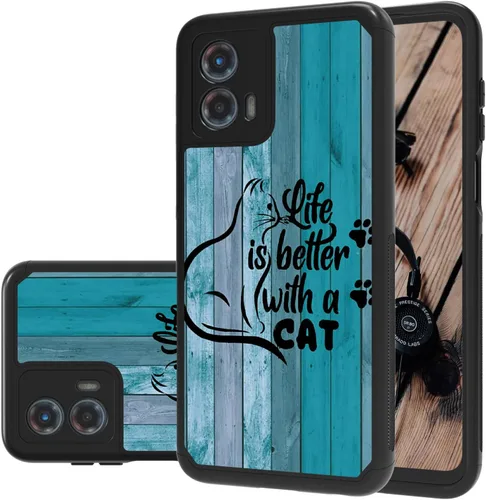 Vista 18 de Funda de doble capa para Motorola Moto G 5G 2023, resistente, a prueba de golpes, resistente, de cuerpo completo, funda protectora resistente