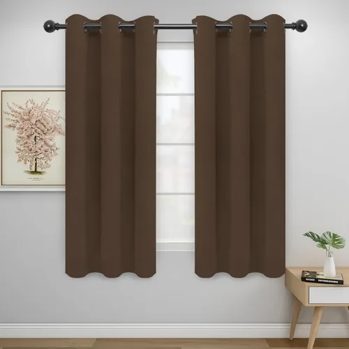 Vista 254 de Easy-Going - Cortinas opacas para dormitorio, aislamiento térmico sólido con ojales, cortinas de ventana para reducción de ruido, cortinas