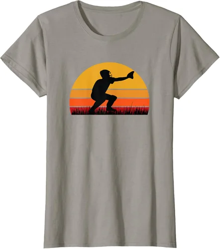Vista 86 de Baseball Beisbol - Camiseta de jugador de pelota de defensa atrapante, Negro, S