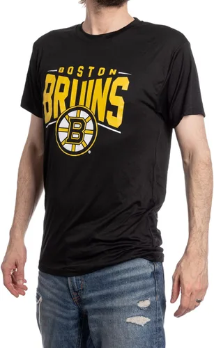 Vista 3 de Calhoun NHL - Camiseta de manga corta de poliéster que absorbe la humedad para hombre Boston Bruins
