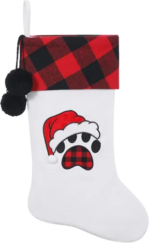 Vista 23 de Calcetines de Navidad bordados con monograma inicial de 20 pulgadas, decoración de Navidad, calcetines personalizados, decoración de temporada