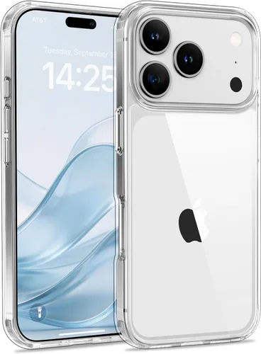 Vista 32 de USLAI Funda para iPhone 11, antiamarilleo, transparente