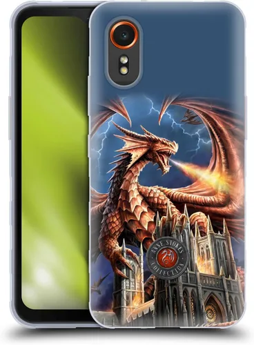Vista 11 de Head Case Designs Funda de gel suave con licencia oficial de Anne Stokes Dagger Dragons compatible con Samsung Galaxy Xcover7 5G