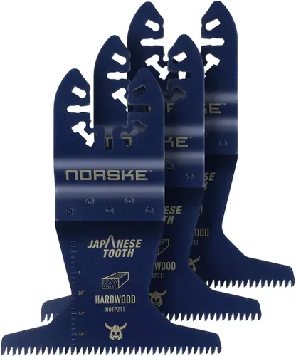 Vista 8 de Norske Tools NOTP273 - Cuchillas oscilantes para múltiples herramientas de 1-1/4 pulgadas (3 unidades), ajuste universal para cortar madera y madera