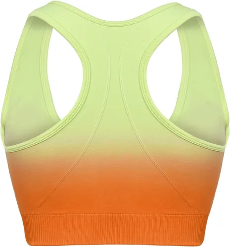 Vista 2 de Sports Bras for Women, Seamless Padded Racerback Sports Bras for Yoga Gym Running and Workout