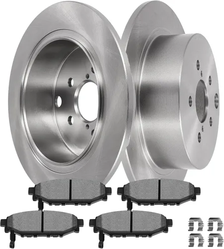 Vista 40 de SCITOO Kit de freno delantero Rotores de freno delantero y pastillas de freno de cerámica para Acura RSX 2003-2006